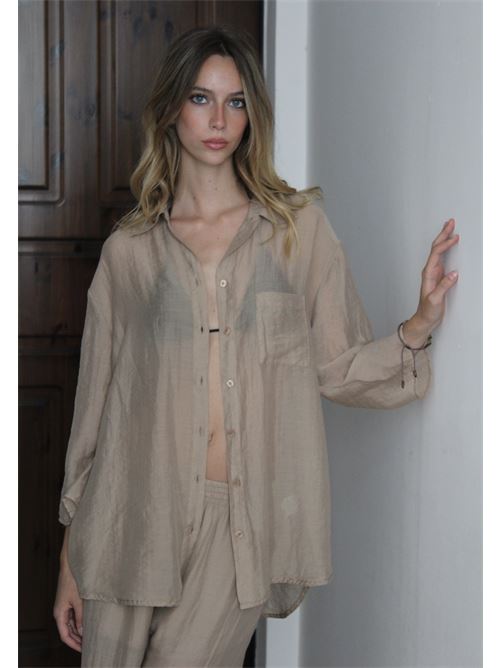 Camicia con tasca davanti DIECI MINUTI | 4532V772